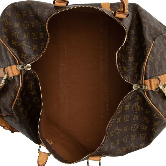 Louis Vuitton Vintage Monogram Canvas Keepall Bandouliere 55 Duffle Bag - Picture 7 of 15
